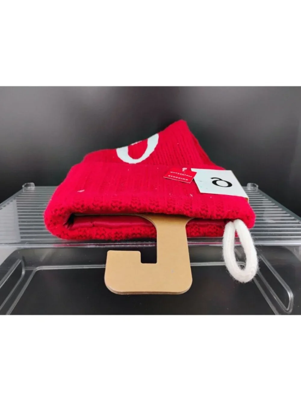 Christmas Knit Stocking With Letter 